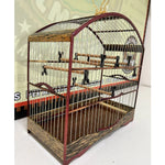 GAIOLA DE PASSEIO COLEIRO DE COQUEIRO COM ROXINHO