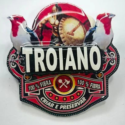 PLACA EM 3D PERSONALIZADA DE GALO DE CAMPINAS