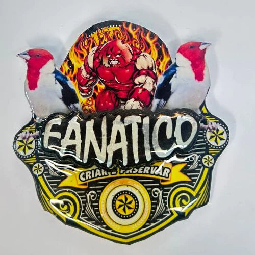 PLACA EM 3D PERSONALIZADA DE GALO DE CAMPINAS