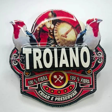 PLACA EM 3D PERSONALIZADA DE GALO DE CAMPINAS