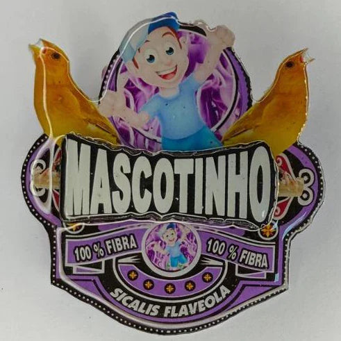 PLACA EM 3D CANÁRIO DA TERRA