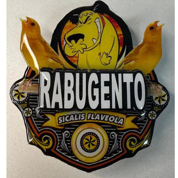 PLACA EM 3D CANÁRIO DA TERRA