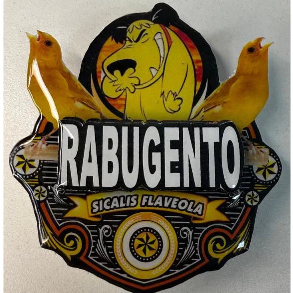 PLACA EM 3D CANÁRIO DA TERRA