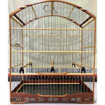 GAIOLA DE PASSEIO PARA TIZIU - MALHA FINA,  MARCHETARIA FITA FINA  E TALA DE ARAME