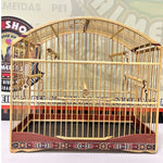 GAIOLA DE PASSEIO COLEIRO/ MALHA FINA - MARCHETARIA FITA FINA