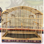 GAIOLA DE PASSEIO COLEIRO/ MALHA FINA - MARCHETARIA FITA FINA