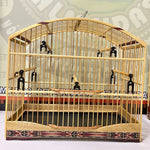 GAIOLA DE PASSEIO COLEIRO/ MALHA FINA - MARCHETARIA FITA FINA