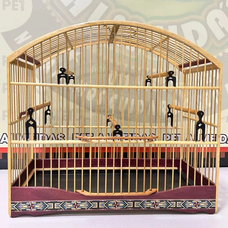 GAIOLA DE PASSEIO COLEIRO/ MALHA FINA - MARCHETARIA FITA FINA