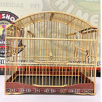 GAIOLA DE PASSEIO COLEIRO/ MALHA FINA - MARCHETARIA FITA FINA