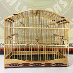 GAIOLA DE PASSEIO COLEIRO/ MALHA FINA - MARCHETARIA FITA FINA