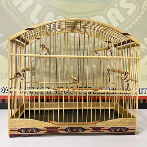 GAIOLA DE PASSEIO COLEIRO/ MALHA FINA - MARCHETARIA FITA FINA