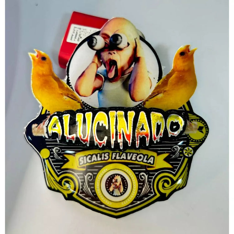 PLACA EM 3D CANÁRIO DA TERRA