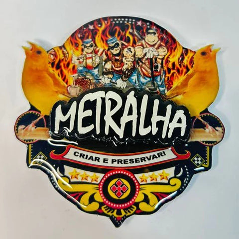 PLACA EM 3D CANÁRIO DA TERRA