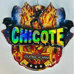 PLACA DE TIZIU PERSONALIZADA EM 3D COM NOME DO PÁSSARO