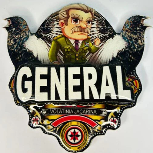 PLACA DE TIZIU PERSONALIZADA EM 3D COM NOME DO PÁSSARO