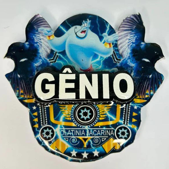 PLACA DE TIZIU PERSONALIZADA EM 3D COM NOME DO PÁSSARO