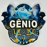 PLACA DE TIZIU PERSONALIZADA EM 3D COM NOME DO PÁSSARO