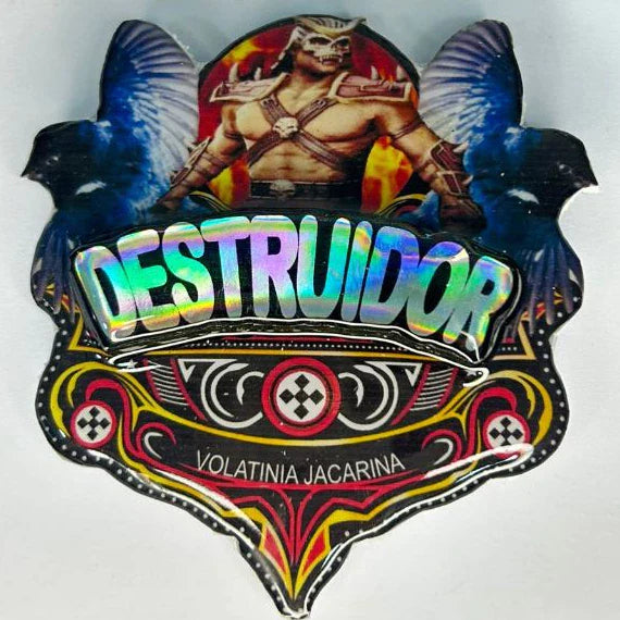 PLACA DE TIZIU PERSONALIZADA EM 3D COM NOME DO PÁSSARO