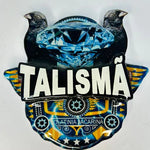 PLACA DE TIZIU PERSONALIZADA EM 3D COM NOME DO PÁSSARO