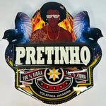 PLACA DE TIZIU PERSONALIZADA EM 3D COM NOME DO PÁSSARO