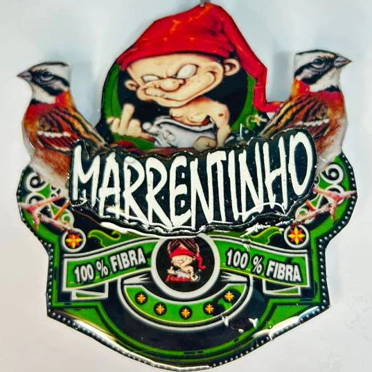 PLACA DE TICO TICO PERSONALIZADA EM 3D COM O NOME DO PÁSSARO