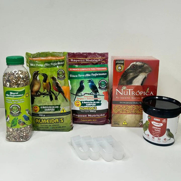 KIT DE ALIMENTAÇÃO DO TRINCA FERRO REI DA RUA