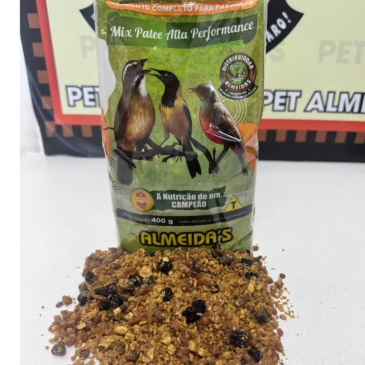 KIT - 1  MIX PATEE ALTA PERFORMANCE + 1 TRINCA FERRO ALTA PERFORMANCE + 1 GRIT MINERAL PREMIUM