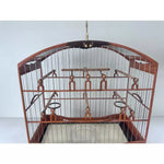 GAIOLA DE PASSEIO DE COLEIRO -  LUXO - MADEIRA PEROBA