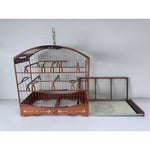 GAIOLA DE PASSEIO DE COLEIRO -  LUXO - MADEIRA PEROBA