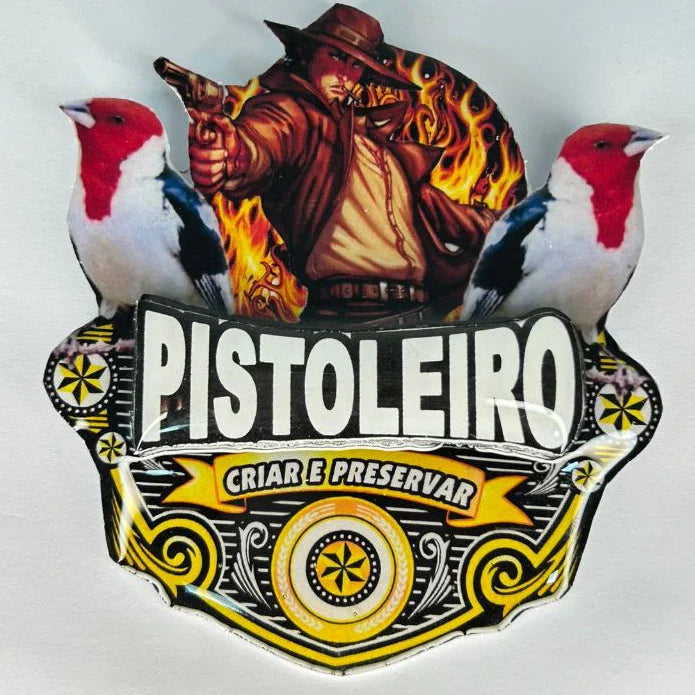 PLACA EM 3D PERSONALIZADA DE GALO DE CAMPINAS