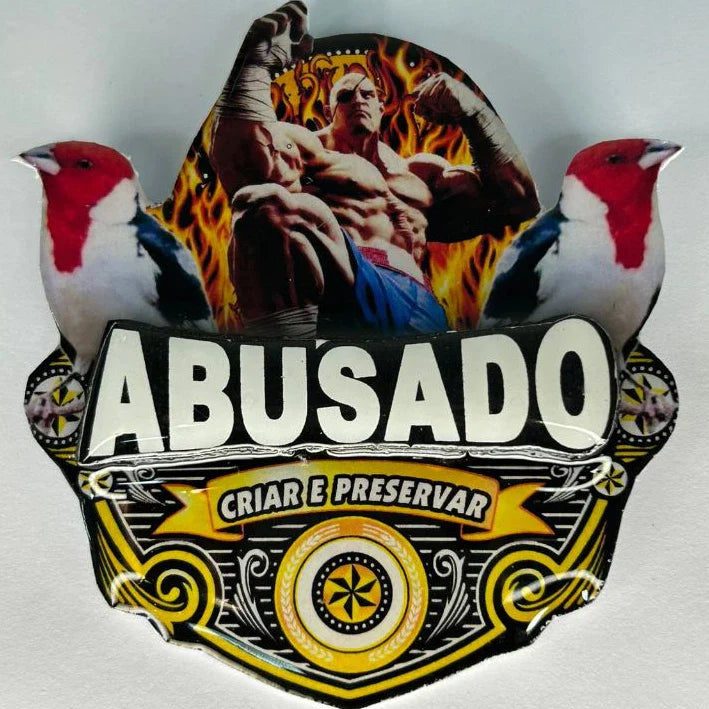 PLACA EM 3D PERSONALIZADA DE GALO DE CAMPINAS