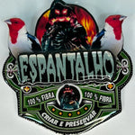 PLACA EM 3D PERSONALIZADA DE GALO DE CAMPINAS