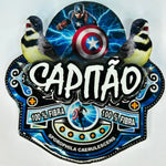 PLACA DE COLEIRO PAULISTA PERSONALIZADA EM 3D COM O NOME DO PÁSSARO