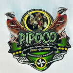 PLACA DE TICO TICO PERSONALIZADA EM 3D COM O NOME DO PÁSSARO