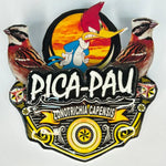 PLACA DE TICO TICO PERSONALIZADA EM 3D COM O NOME DO PÁSSARO