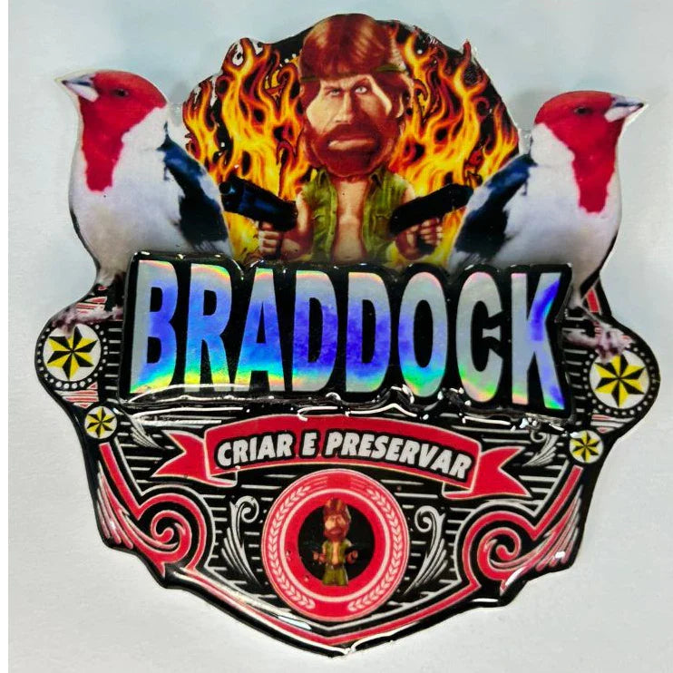 PLACA EM 3D PERSONALIZADA DE GALO DE CAMPINAS