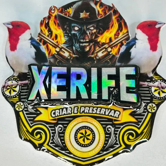 PLACA EM 3D PERSONALIZADA DE GALO DE CAMPINAS