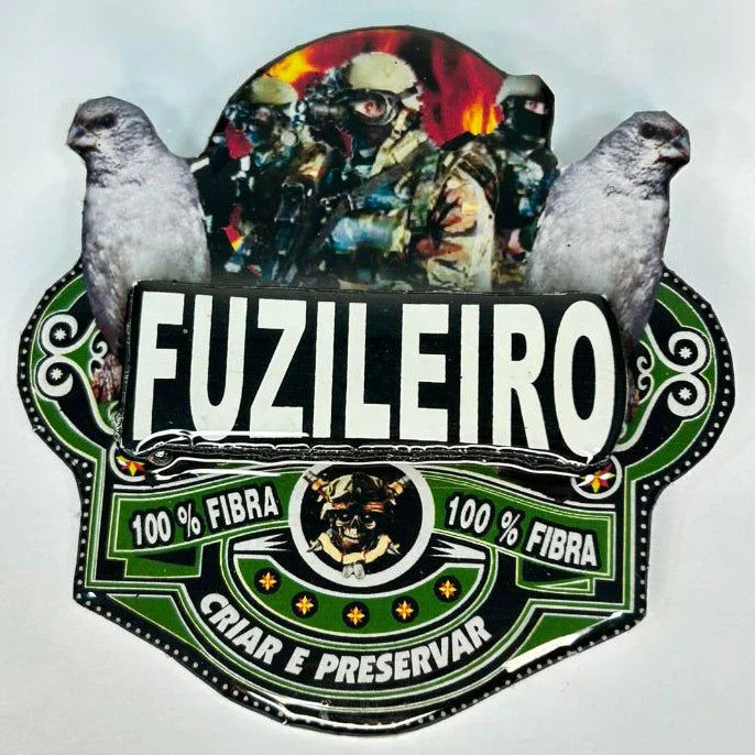 PLACA EM 3D DE PATATIVA PERSONALIZADA COM NOME DO PÁSSARO