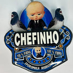 PLACA DE BAIANO P. BRANCO PERSONALIZADA EM 3D COM O NOME DO PÁSSARO