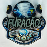 PLACA DE BAIANO P. BRANCO PERSONALIZADA EM 3D COM O NOME DO PÁSSARO