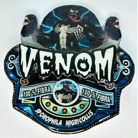 PLACA DE BAIANO P. BRANCO PERSONALIZADA EM 3D COM O NOME DO PÁSSARO