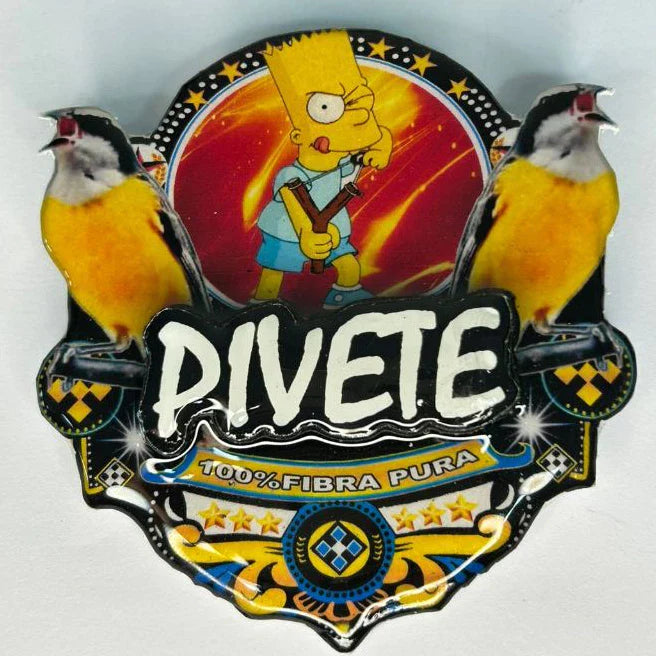 PLACA DE SIBITE PERSONALIZADA EM 3D COM NOME DO PÁSSARO