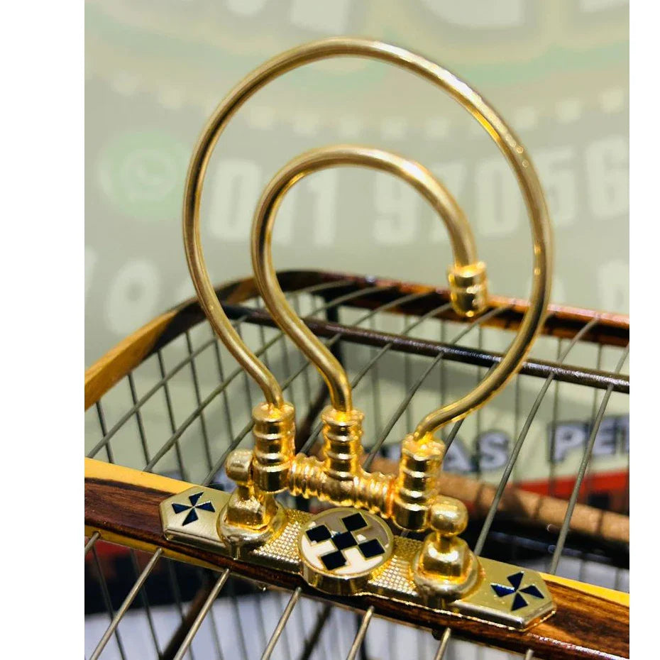 GANCHO DOURADO DE GAIOLA TAMANHO MÉDIO COM RESINA