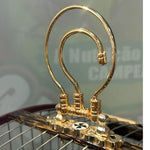 GANCHO DOURADO DE GAIOLA TAMANHO MÉDIO COM RESINA