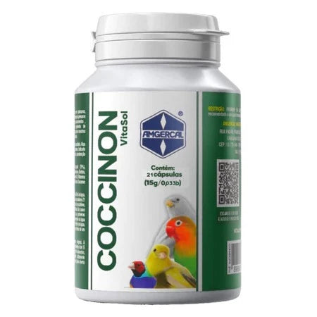 Kit Coccinon 21 CPS Amgercal + BRINDE - Bebedouro InjetFour Graduado 50ml