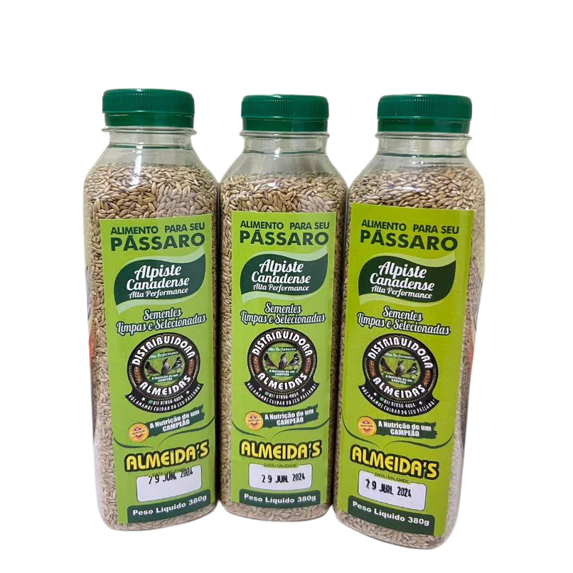 Combo econômico: 3 ALPISTE ALTA PERFORMANCE com 380g CADA