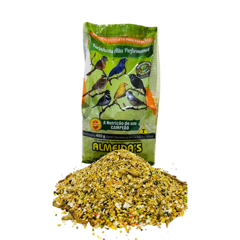 Kit ALTA PERFORMANCE - 1 coleiro, 1 farinhada e 1 canjiquinha