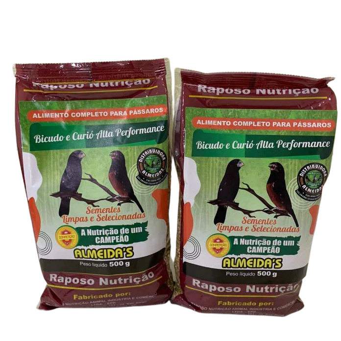 KIT C/2 BICUDO E CURIÓ ALTA PERFORMANCE 500g