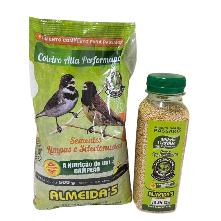Combo econômico: 1 COLEIRO + 1 MILHETO  ALTA PERFORMANCE
