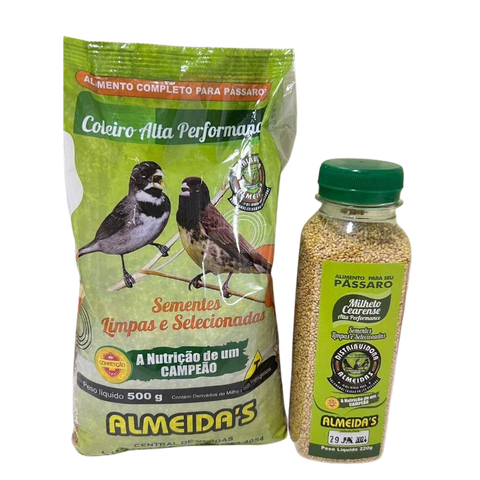 Combo econômico: 1 COLEIRO + 1 MILHETO  ALTA PERFORMANCE